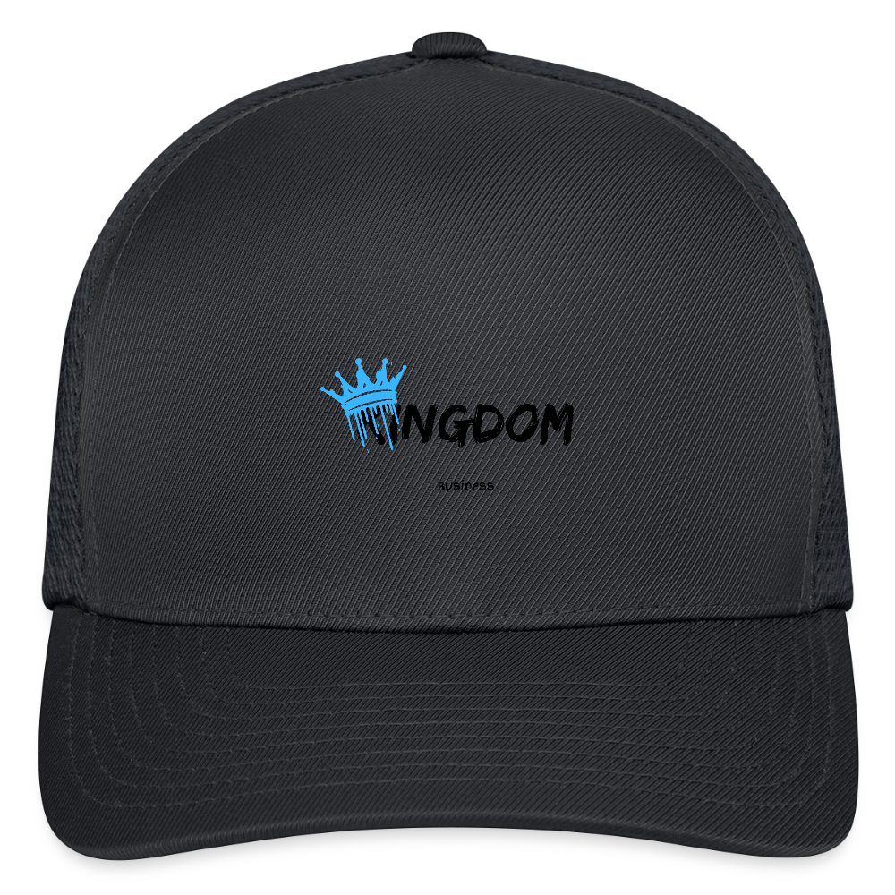 Kingdom Business - Flexfit Fitted Baseball Cap - charcoal