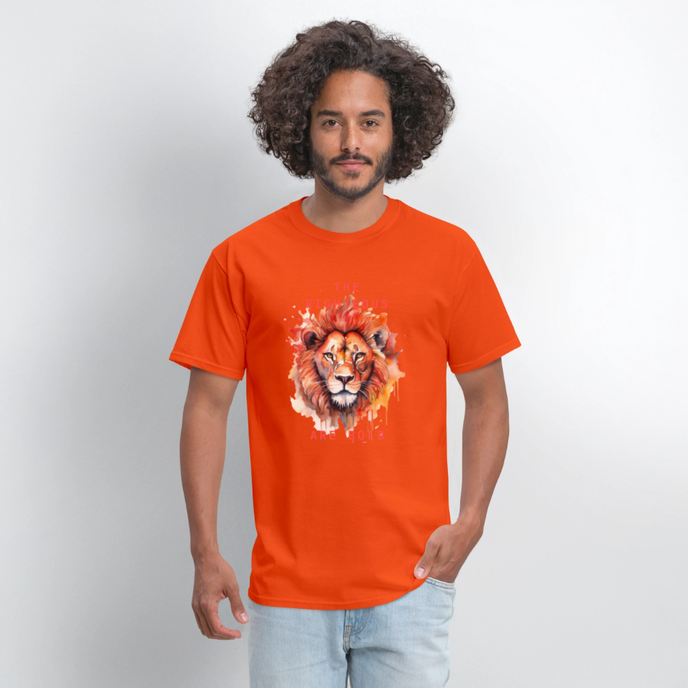 Bold Lion - Men's T-Shirt - orange