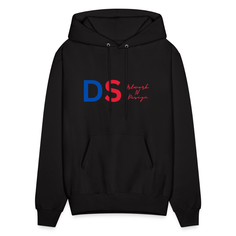 DS Artwork N Design - Men's Hoodie red and blue - black