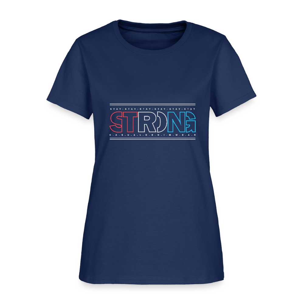 Stay Strong - Women's T-Shirt - blue dusk