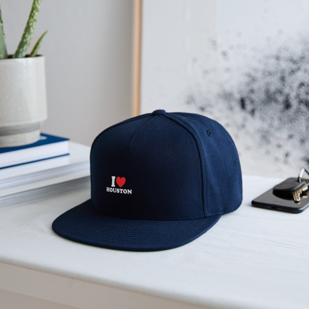 I Love Houston - Snapback Cap - navy