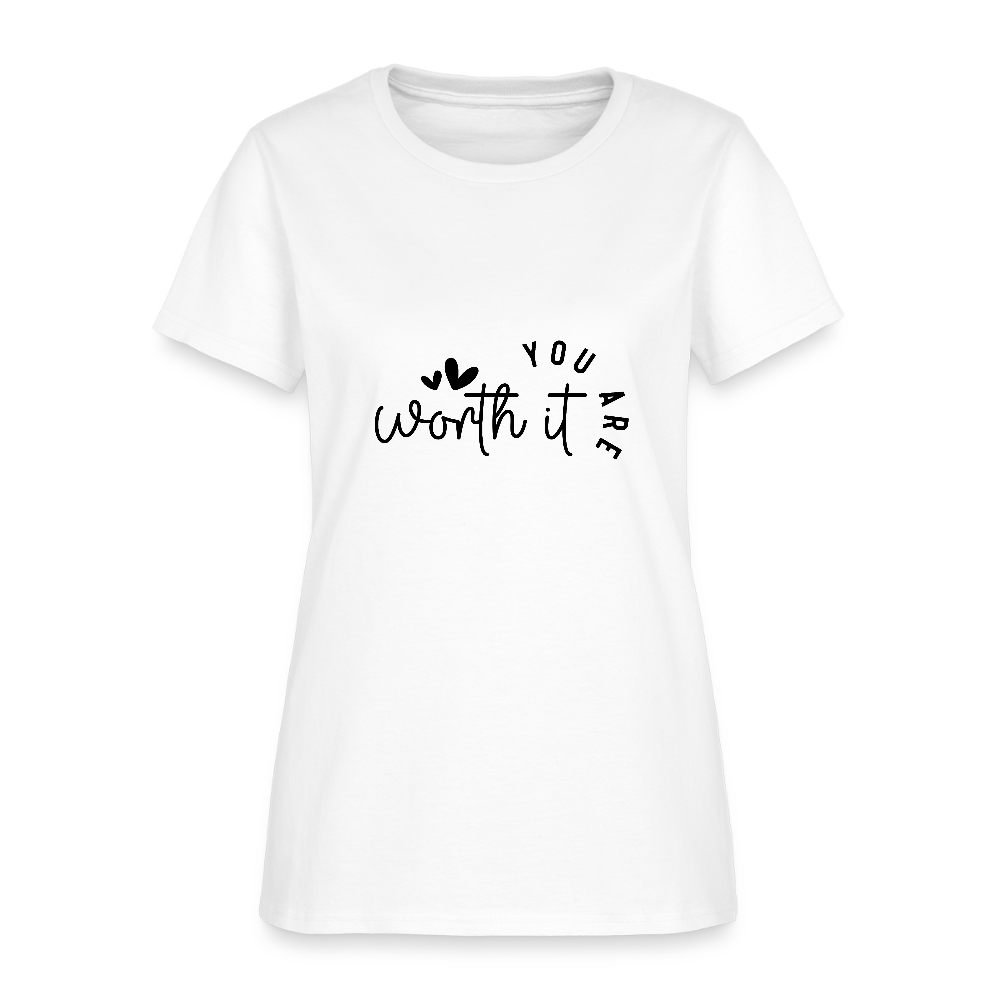 Worth it - Women's T-Shirt - white