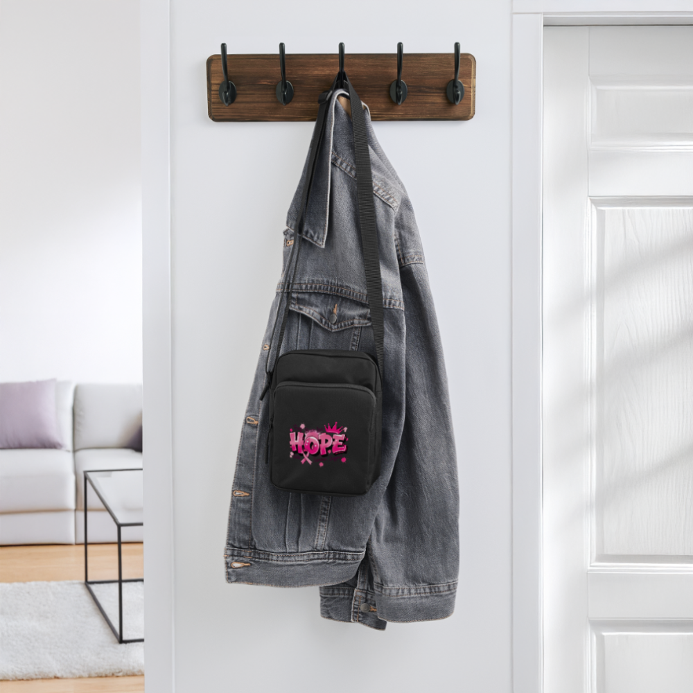 Hope - Upright Crossbody Bag - black