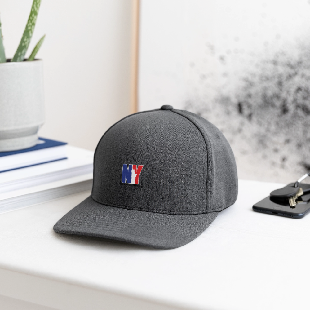 NY - Baseball Cap - dark heather gray
