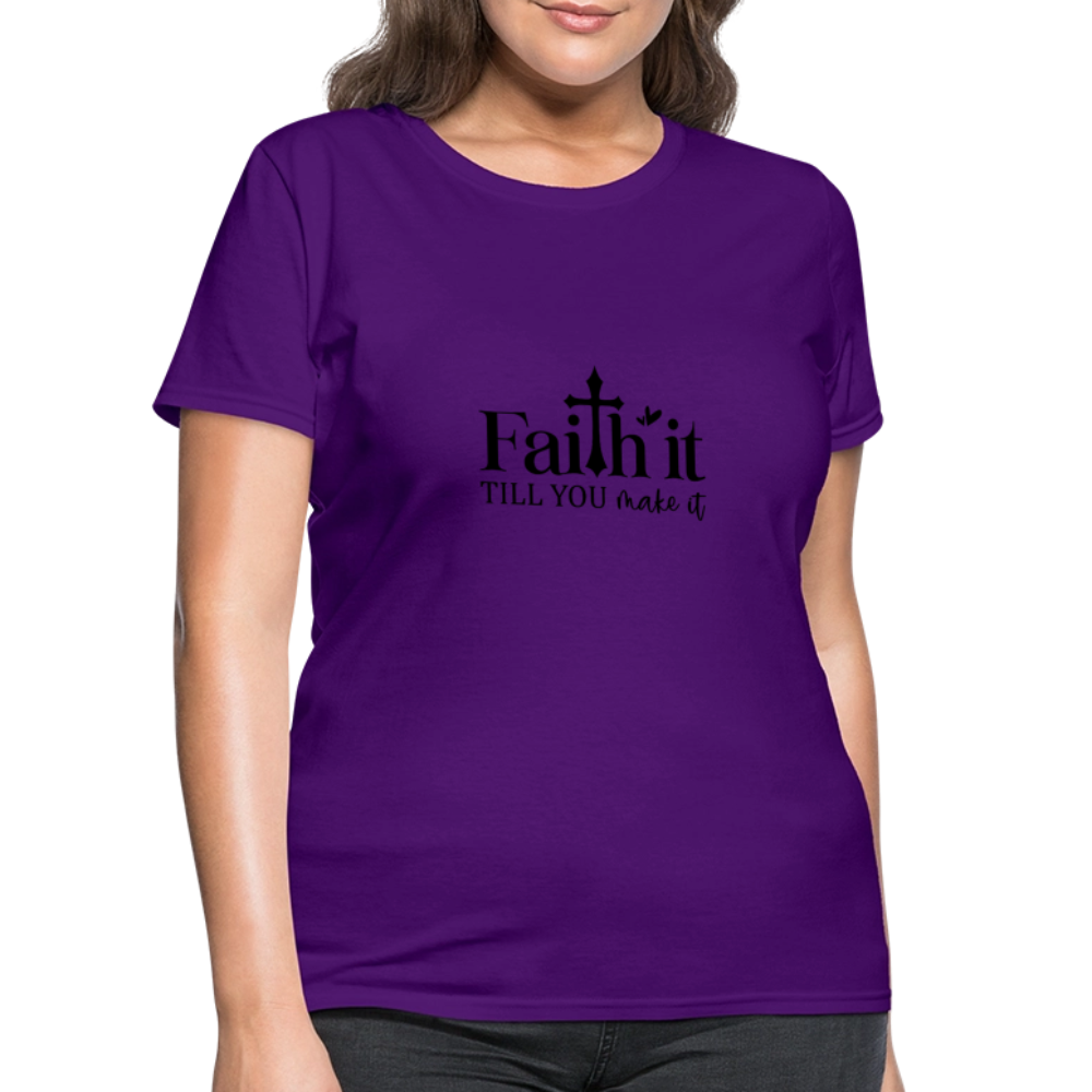 Have Faith - Women's T-Shirt - purple