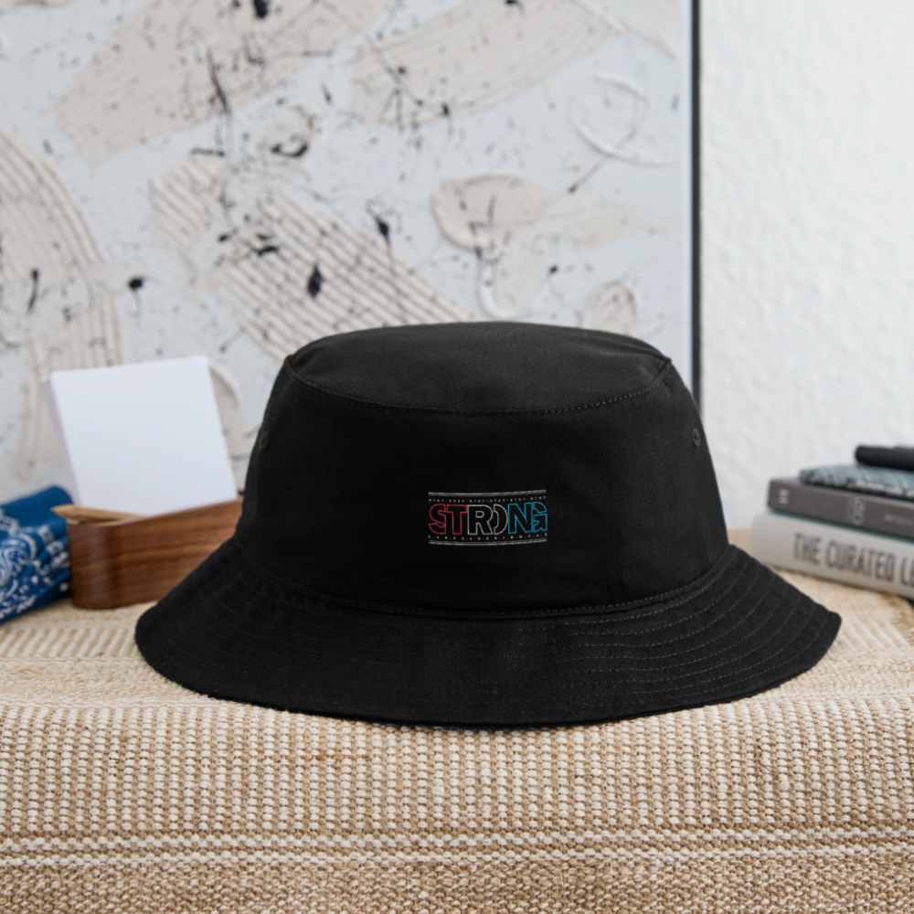 Stay Strong - Bucket Hat - black