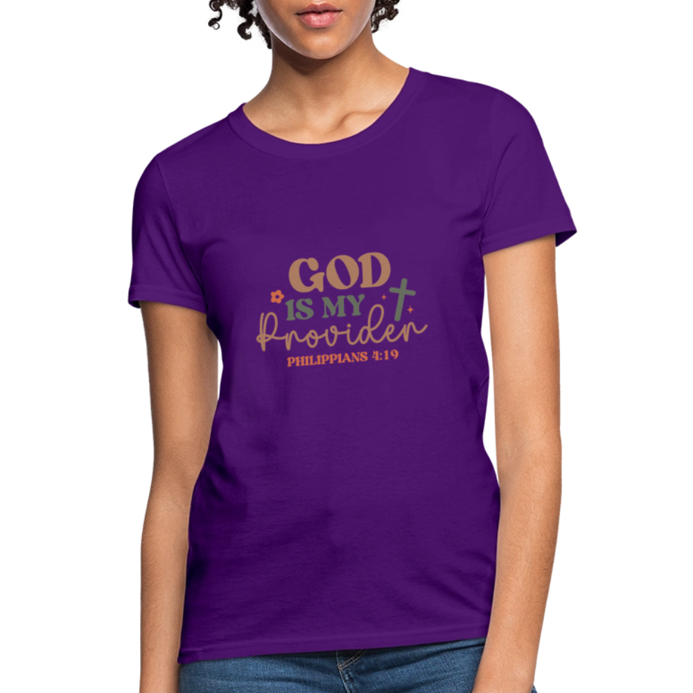 God my Provider - Women's T-Shirt - purple