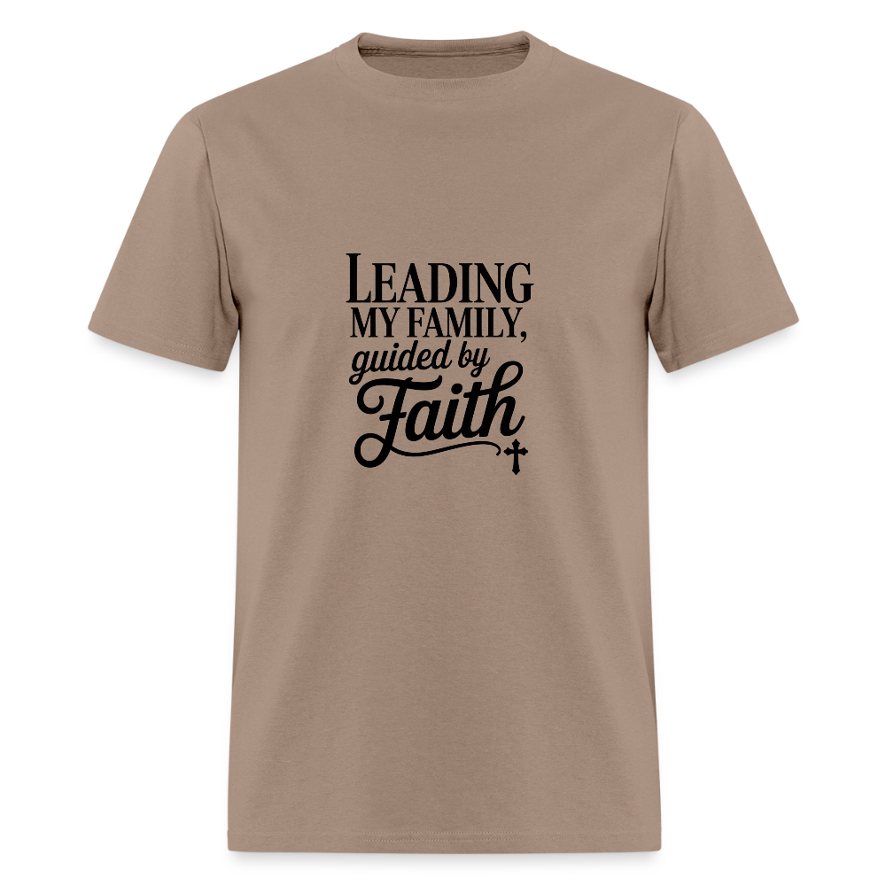 Leading Strong - men's t-shirt - brown savana