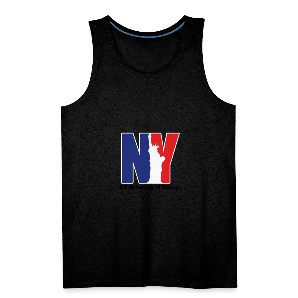NY - Men’s Premium Tank - charcoal grey