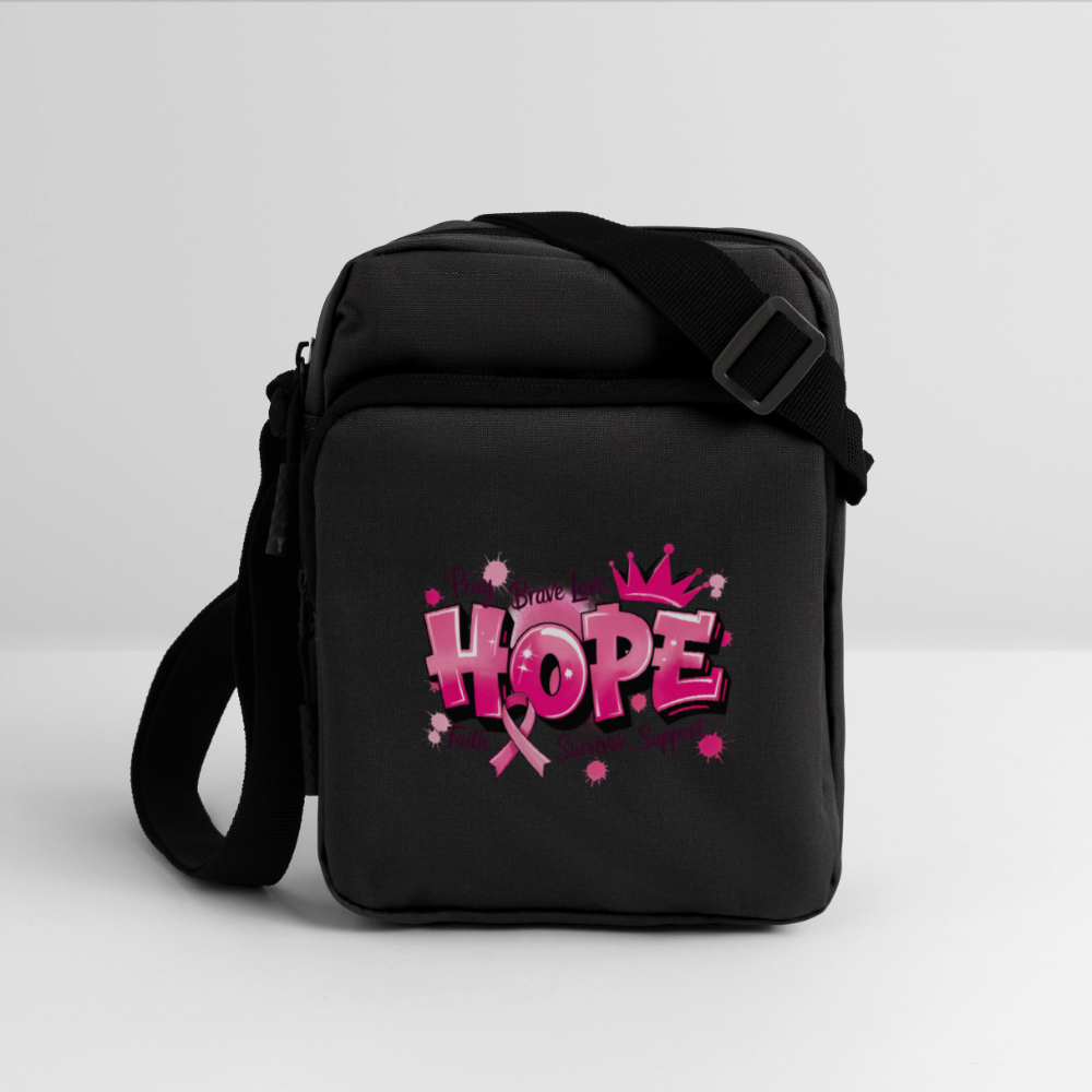 Hope - Upright Crossbody Bag - black
