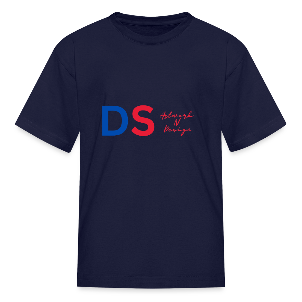 DS Artwork N Design - Kids' T-Shirt red and blue - navy
