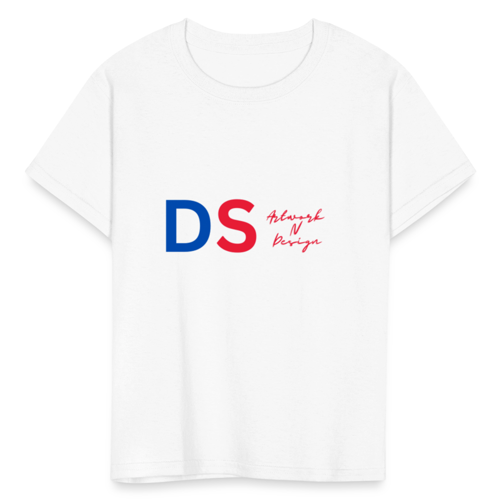 DS Artwork N Design - Kids' T-Shirt red and blue - white