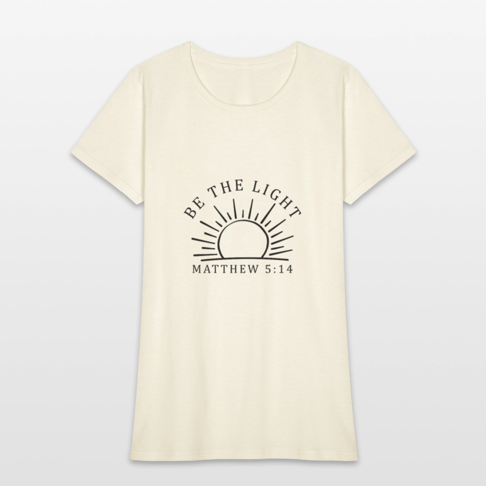 Be the Light - Women's T-Shirt - off white