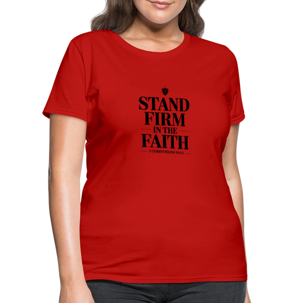 Stand Firm - women's t-shirt - red