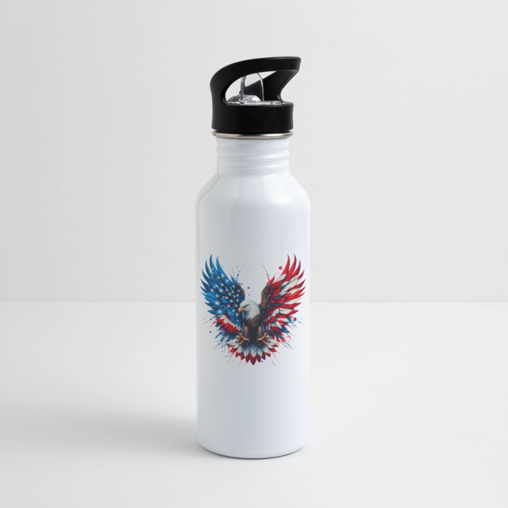 Patriot Eagle - Water Bottle - white