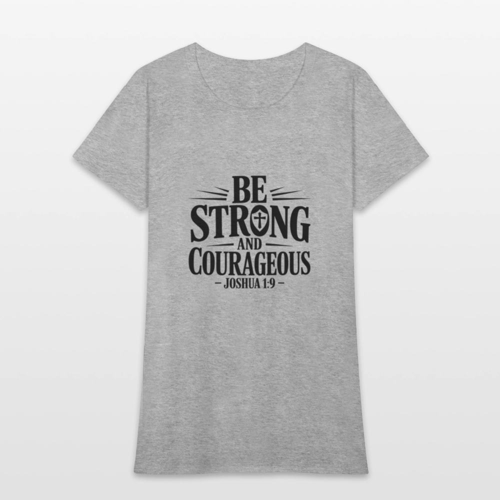 Be strong - Women's T-Shirt - heather gray