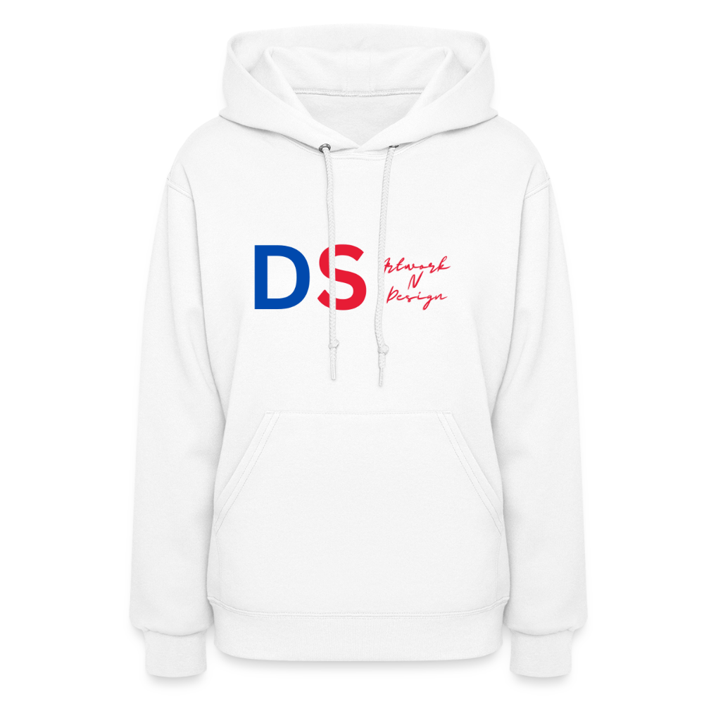 DS Artwork N Design - Women's Hoodie red and blue - white