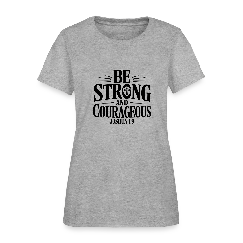 Be strong - Women's T-Shirt - heather gray
