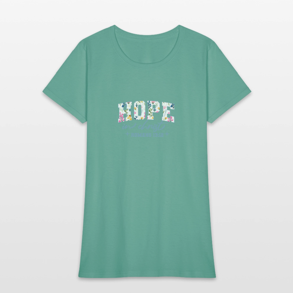 Hop in Christ - Women's T-Shirt - aquatic