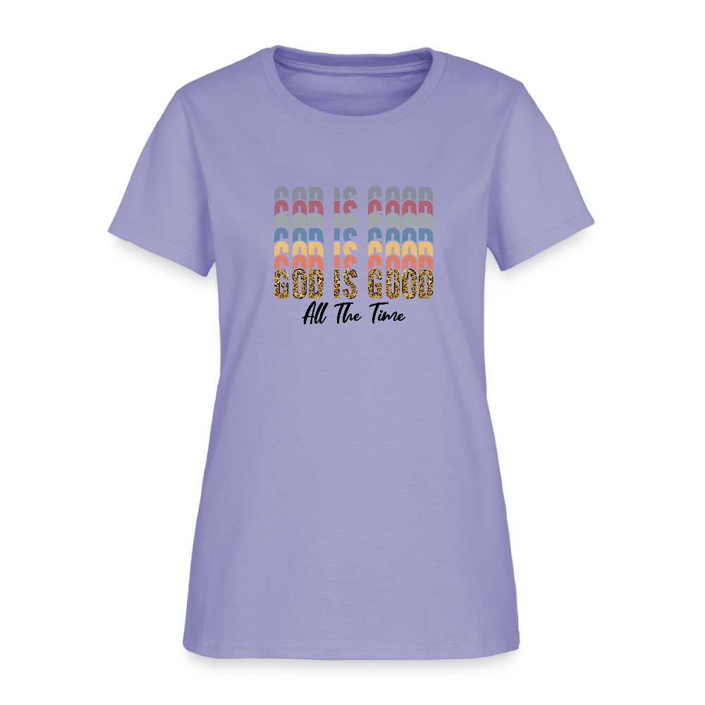 Good is God - Colorful Women's short Sleeve T-Shirt - lavender