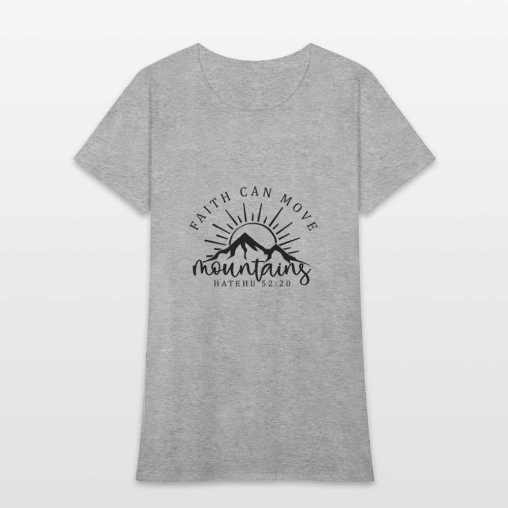 Faith Can - Women's T-Shirt - heather gray