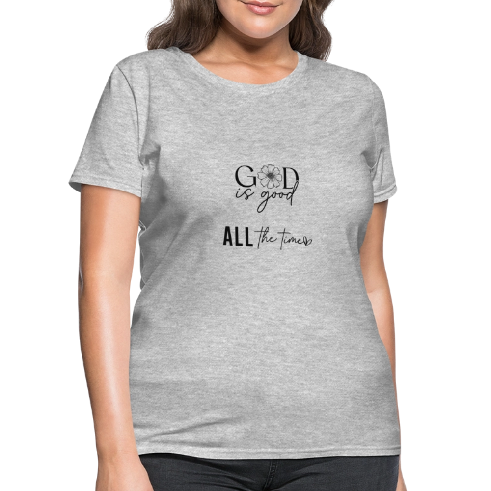 God is Good-Women's short Sleeve T-Shirt - heather gray