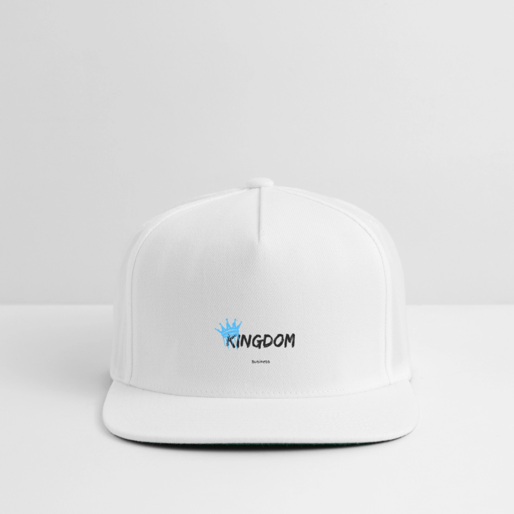 Kingdom Business - Snapback Baseball Cap - white