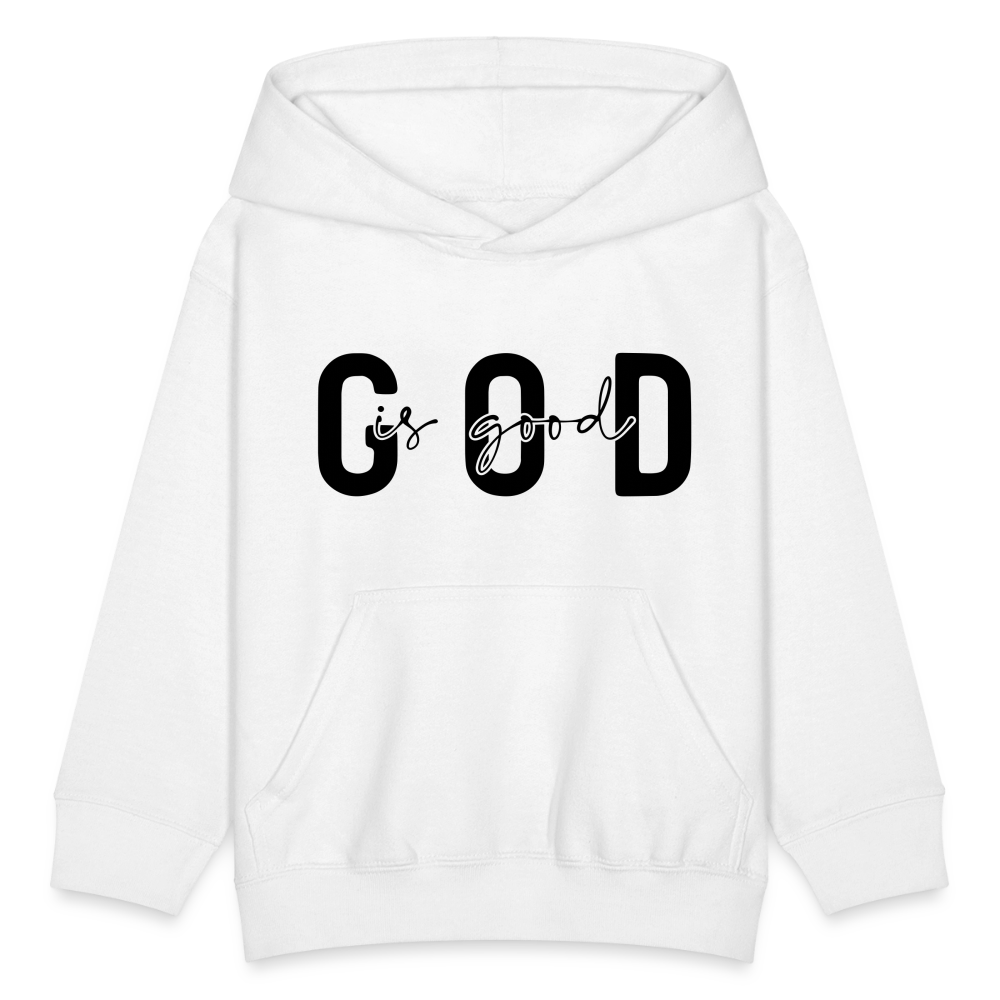 God is Good - kids hoodie - white