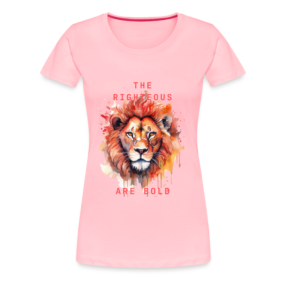 Bold Lion - Women’s T-Shirt - pink