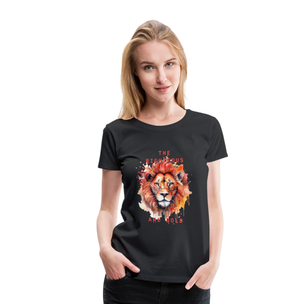 Bold Lion - Women’s T-Shirt - black