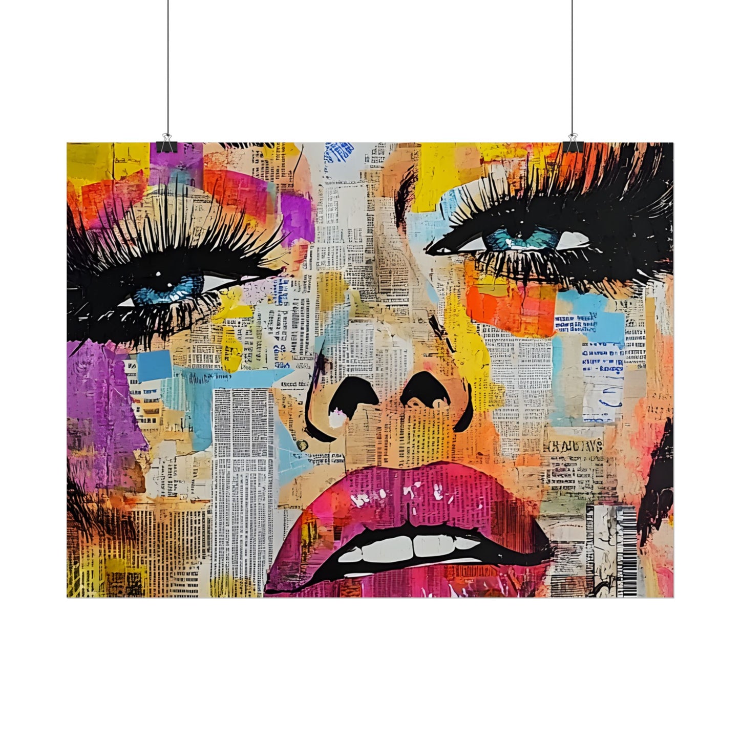 Pop Culture Woman 1 -Vibrant Art Prints, Fashion Poster,