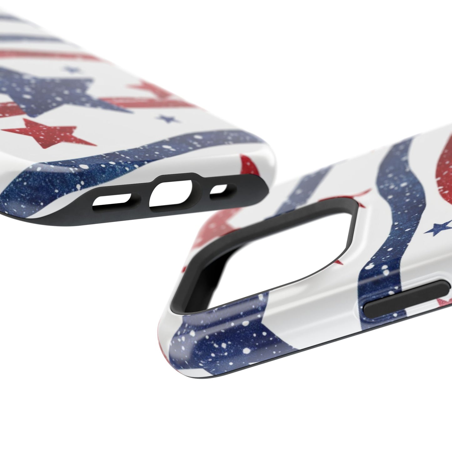 Stars & Stripes Design Impact-Resistant Phone Case