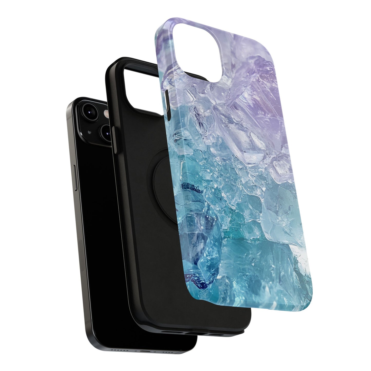 Crystal-Patterned Impact-Resistant Phone Case | Stylish Protection for Adventurers