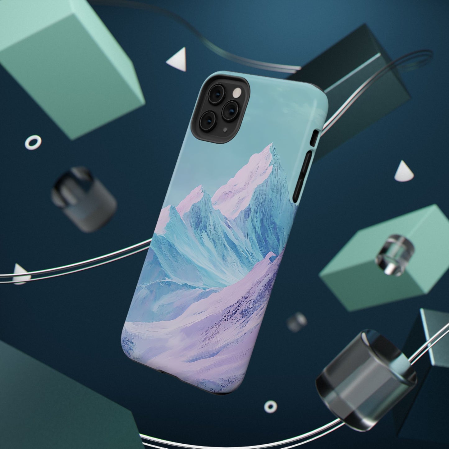 Mountain Landscape Phone Case - Impact-Resistant Protection for Nature Lovers