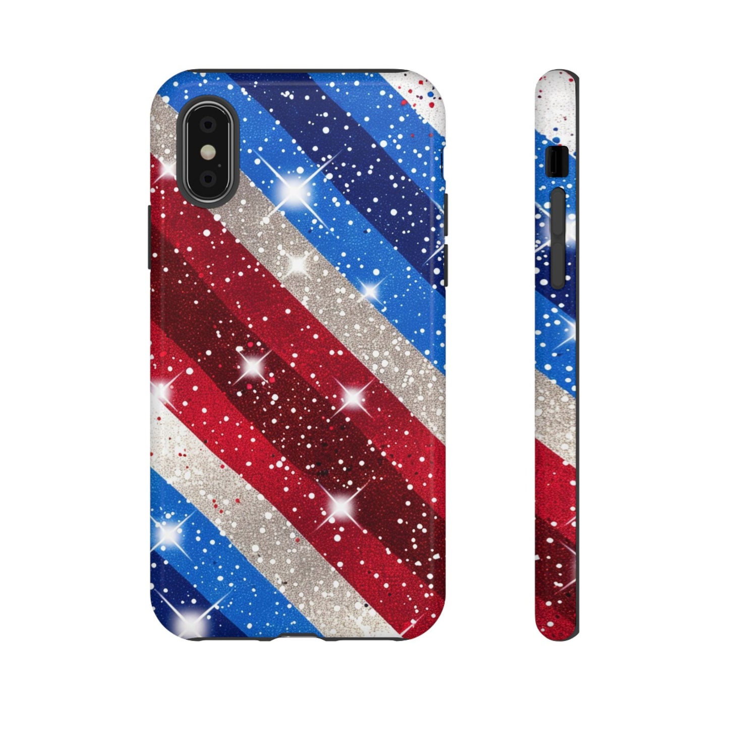 Glittery Patriotic Phone Case - Tough Cases