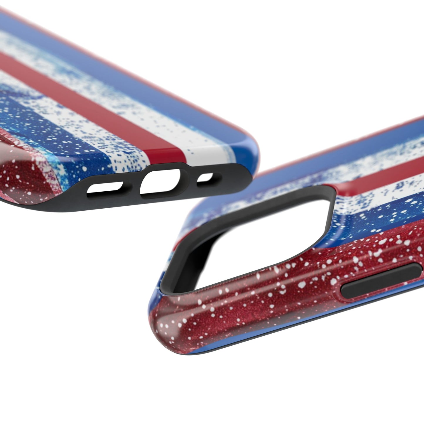 Patriotic Stripes Impact-Resistant Phone Case