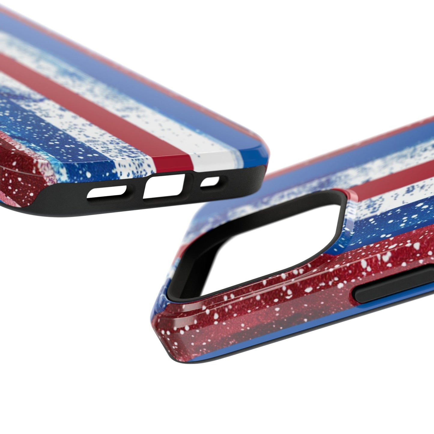 Patriotic Stripes Impact-Resistant Phone Case