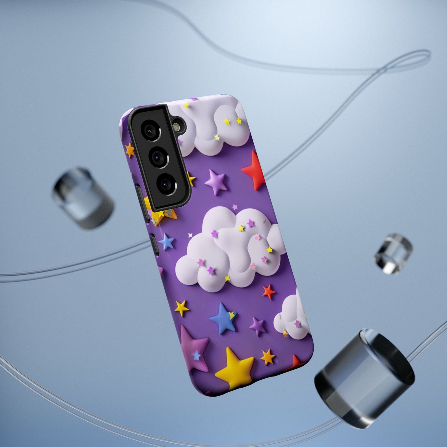 Colorful Cloud & Star Phone Case