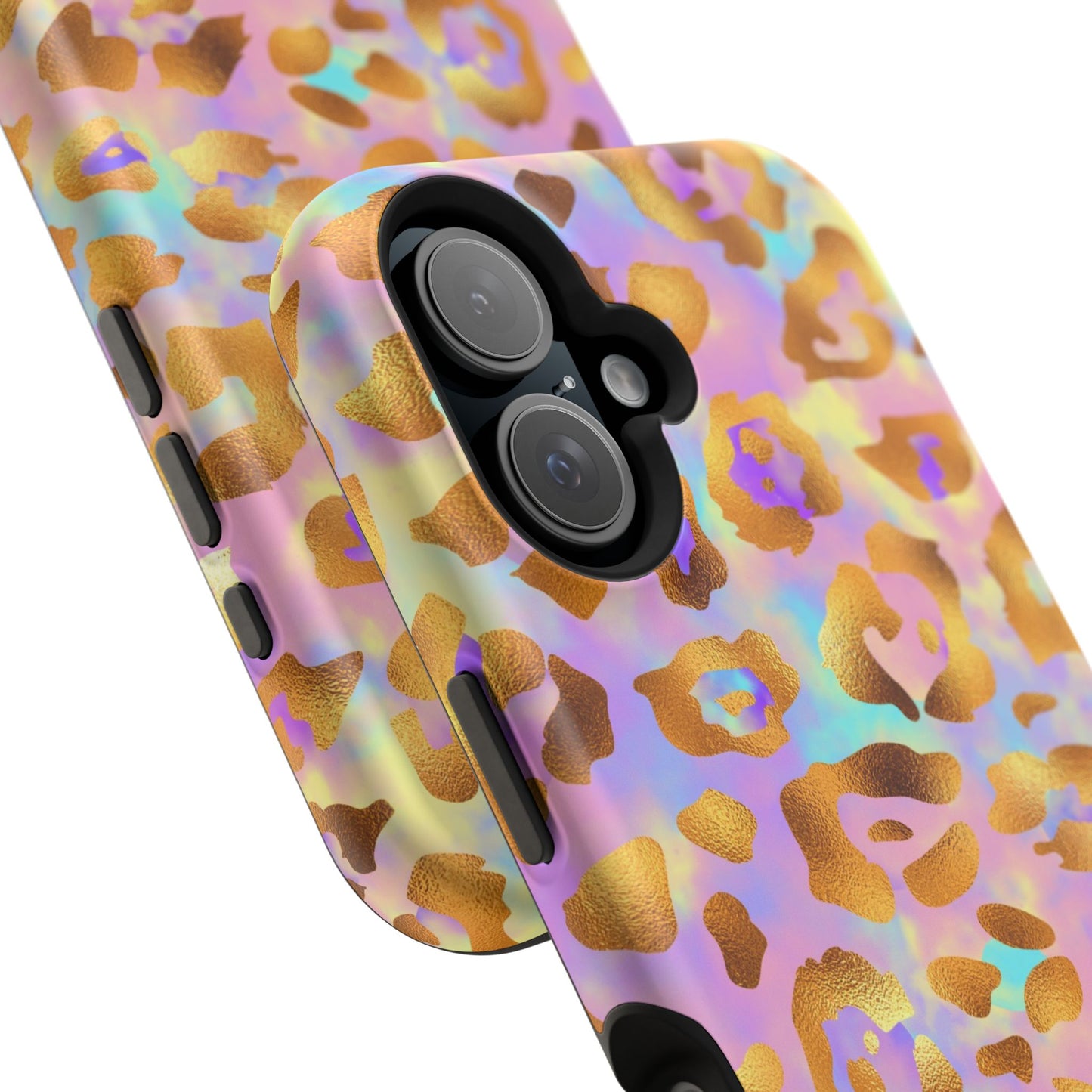 Leopard Print Impact-Resistant Phone Case