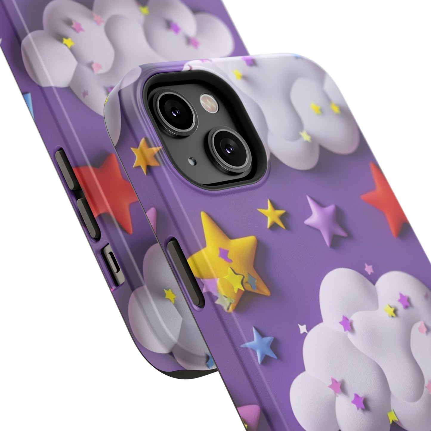 Colorful Cloud & Star Phone Case
