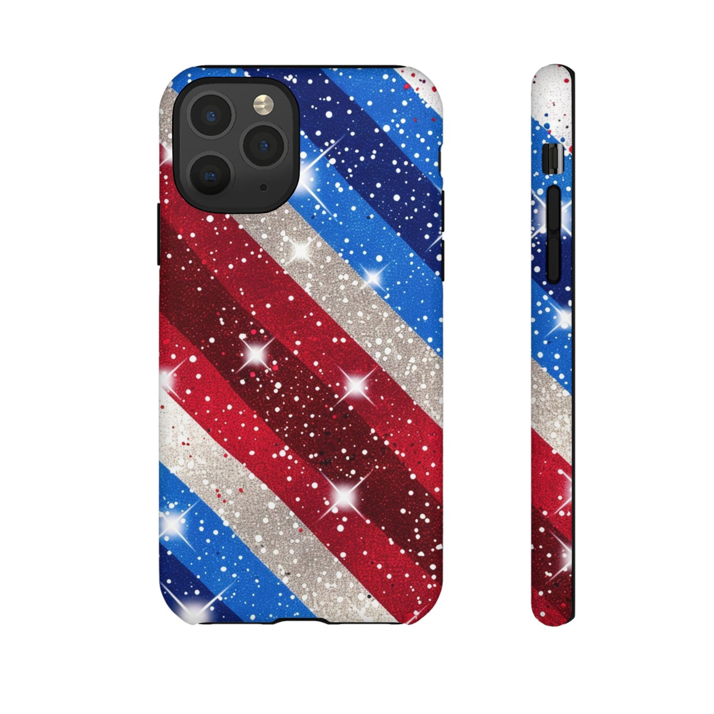 Glittery Patriotic Phone Case - Tough Cases