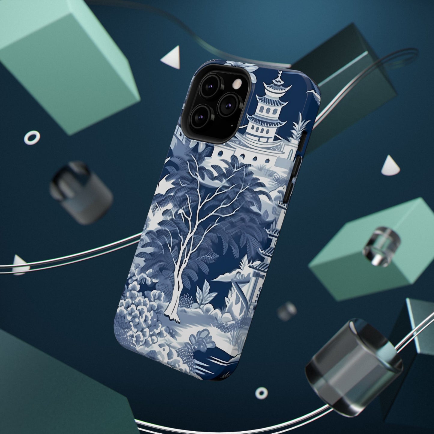 Elegant Blue Landscape Phone Case