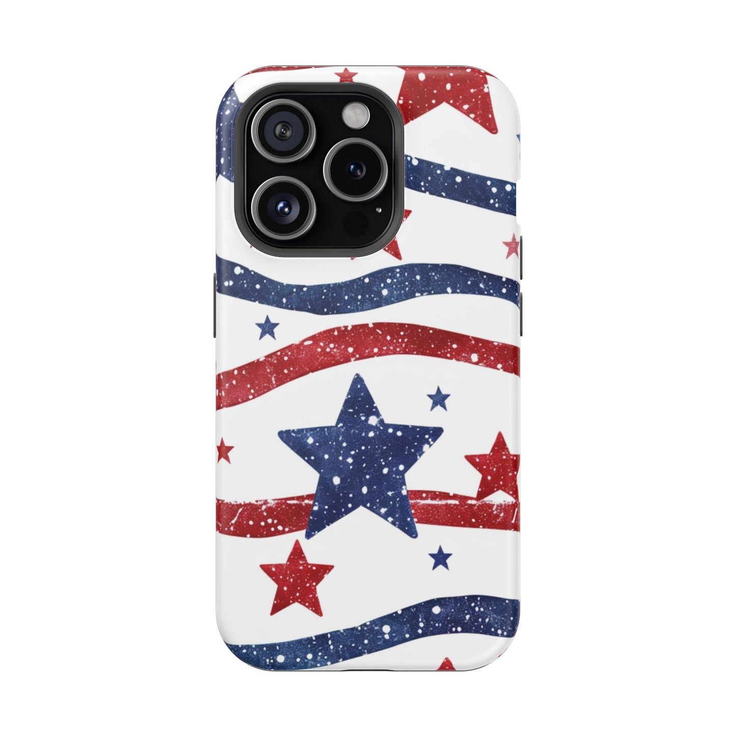 Stars & Stripes Design Impact-Resistant Phone Case
