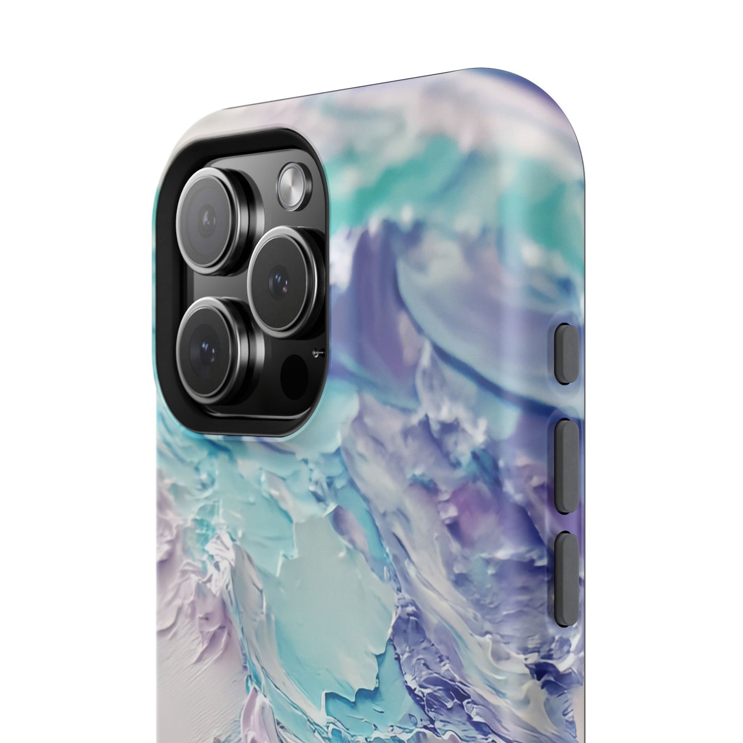 Aqua Abstract Impact-Resistant Phone Case