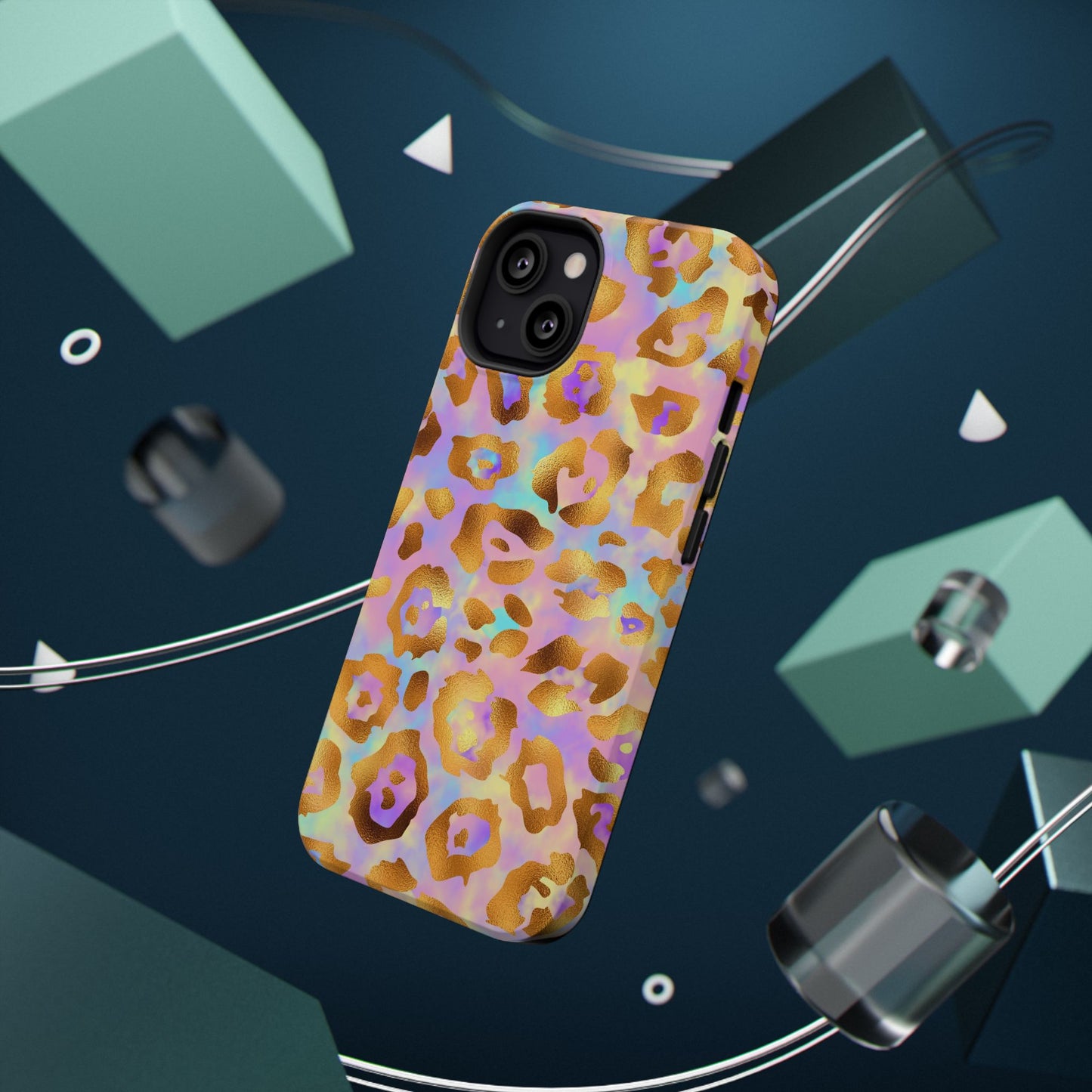 Leopard Print Impact-Resistant Phone Case