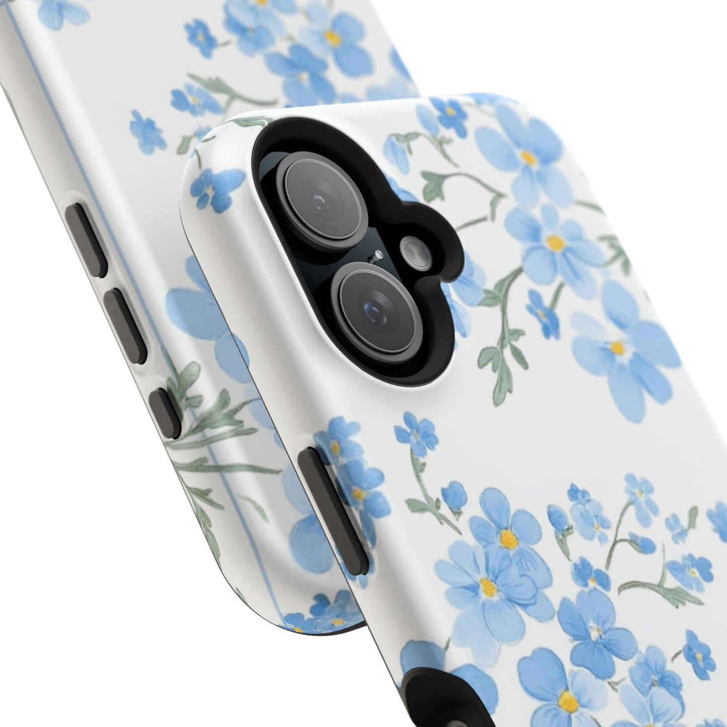Blue Flower Design Floral Phone Case