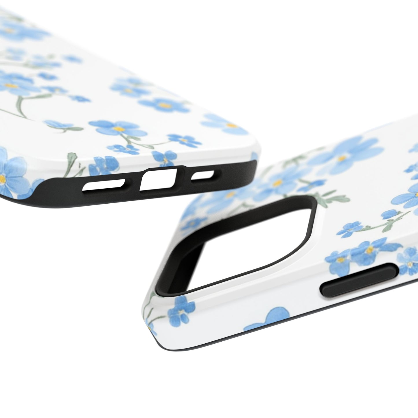 Blue Flower Design Floral Phone Case