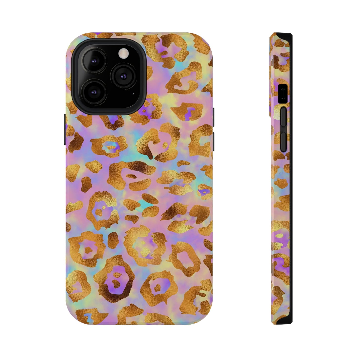 Leopard Print Impact-Resistant Phone Case