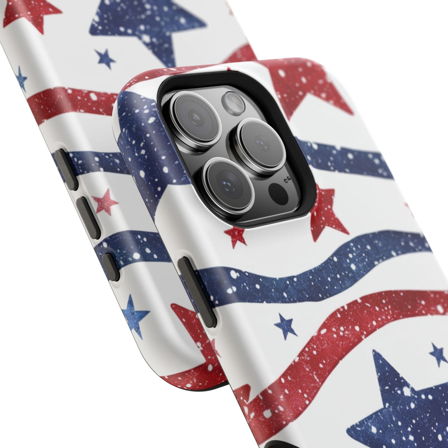 Stars & Stripes Design Impact-Resistant Phone Case