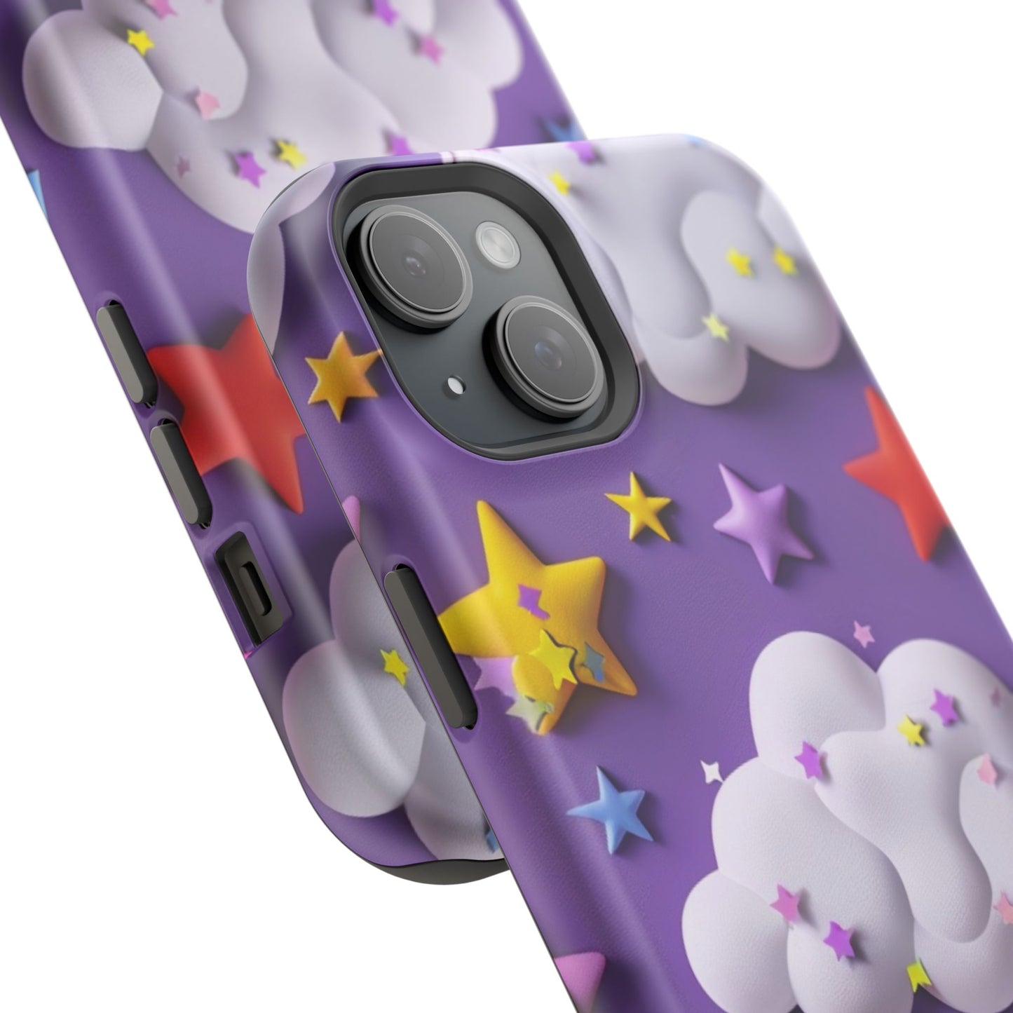 Colorful Cloud & Star Phone Case